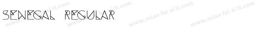 Senegal Regular字体转换